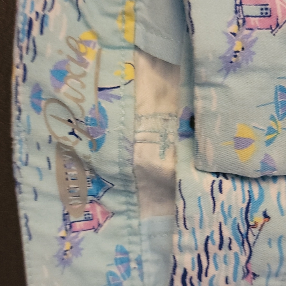 Old navy pixie shorts beach print sz 6 - Picture 4 of 7